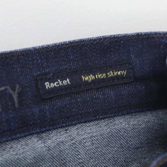 CITIZENS OF HUMANITY Rocket High Rise Skinny Dark Wash Denim Jeans - Picture 6 of 8